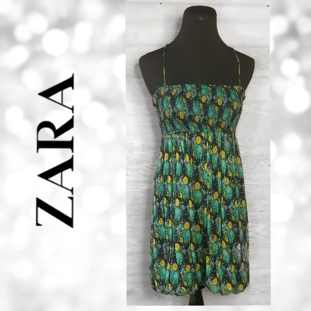ZARA Silk Tulip Dress A0003.5